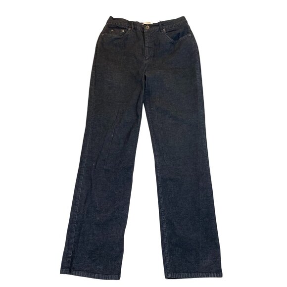 Talbots Women's Jeans Size 10 Stretch Denim Dark Wash Straight Leg Cotton Blend - Picture 1 of 7